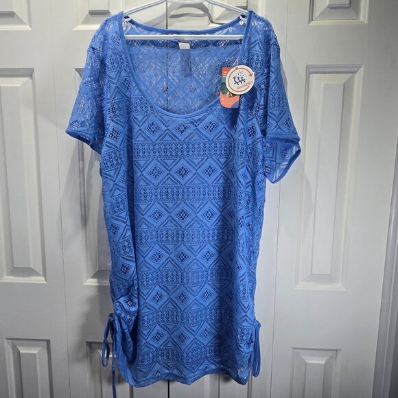 NWT Women’s Blue Swimsuit Cover-Up – Size 3XL - Picture 1 of 5